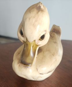 Vintage 1950s Ceramic Duck Figurine