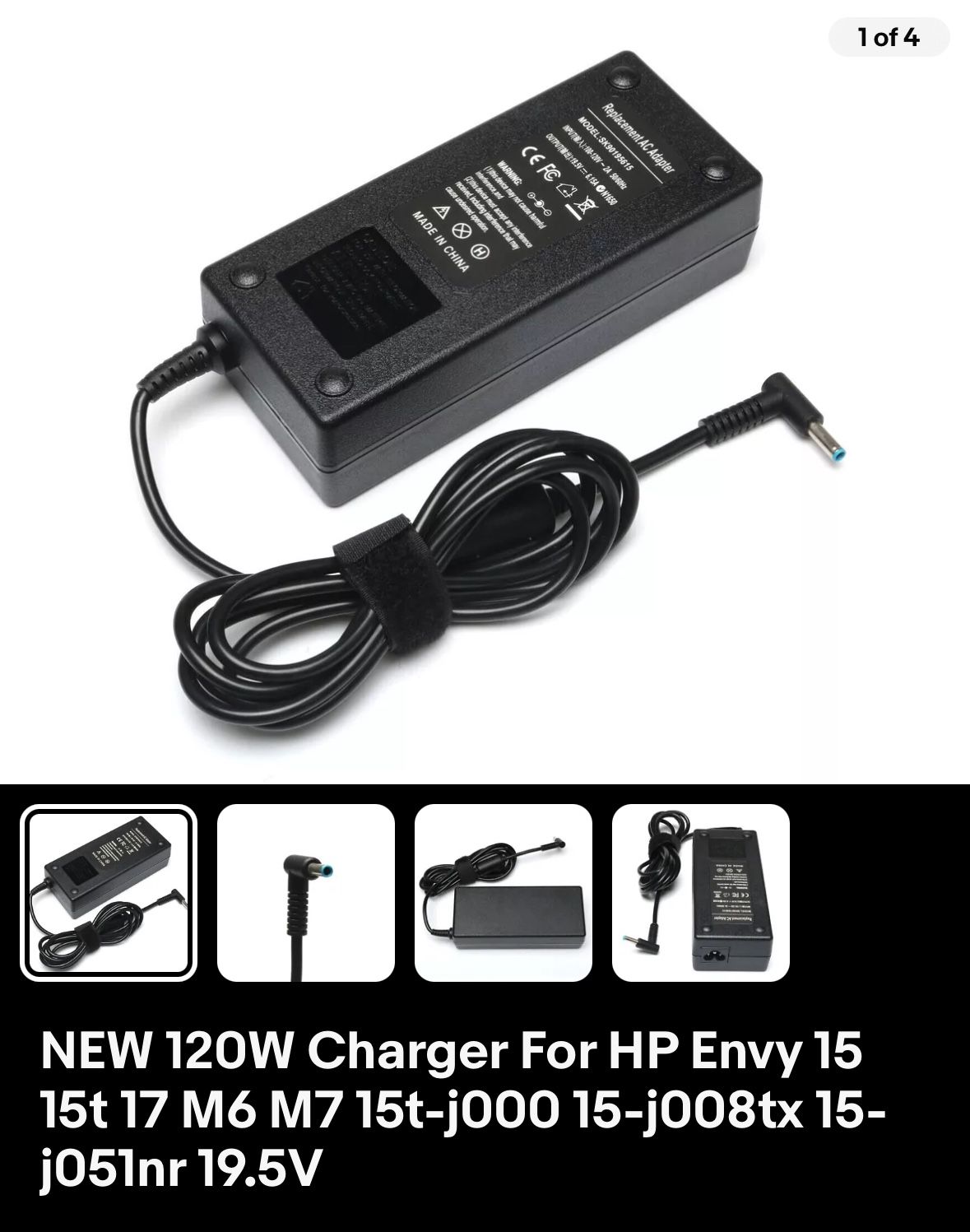 120w AC Adapter Charger For HP