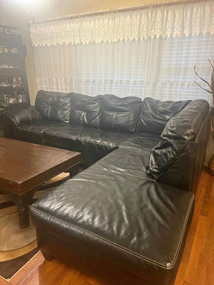 Sectional sofa coach with sleeper