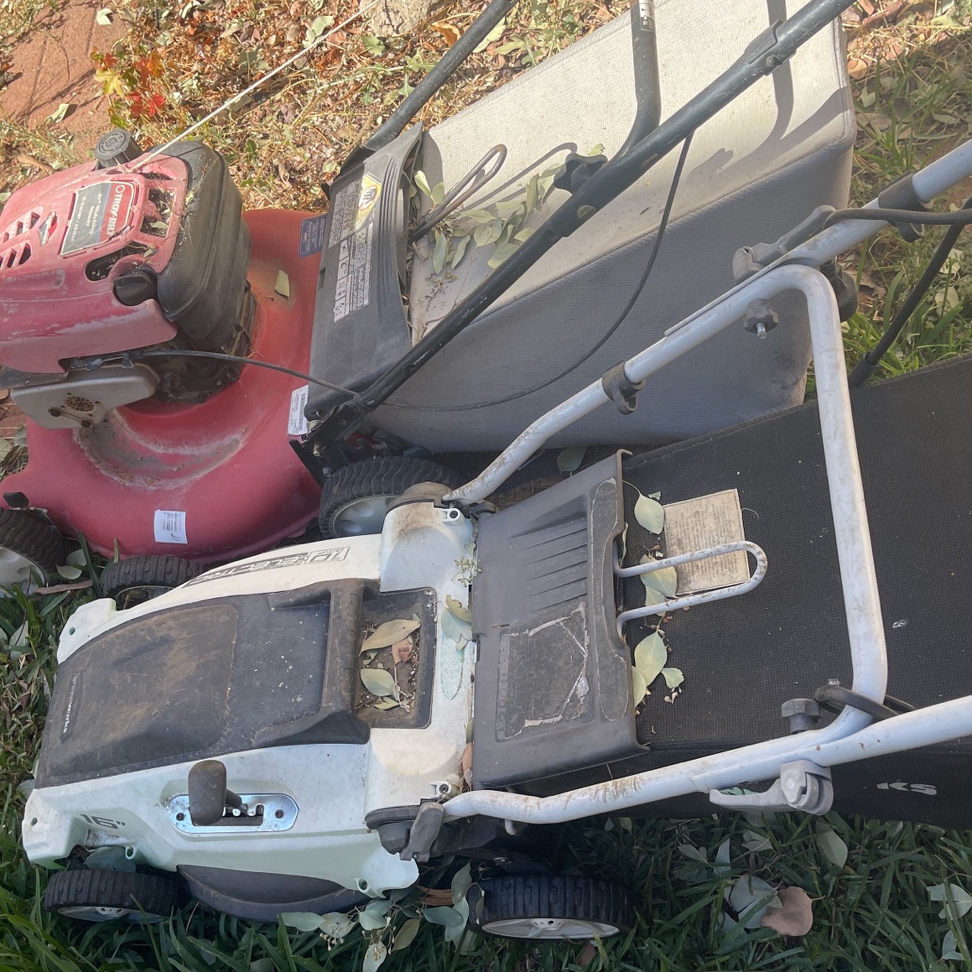 Lawn Mower Electric, And Gas