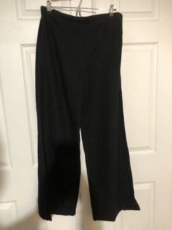 Black Flare Beach Pants