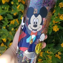 Halloween snowglobe tumbler
