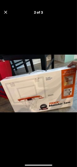 TEKK Monster Jam Mini Basketball Hoop – New in Box
