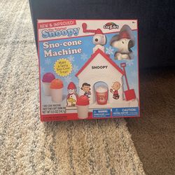 New Snoopy Snow Cone Machine