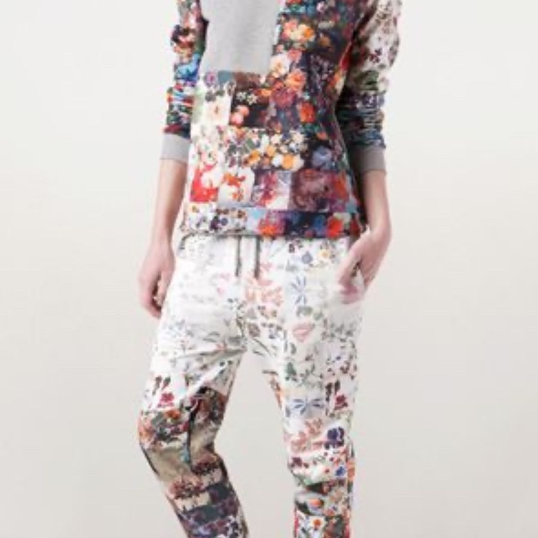 Rare Markus Lupfer Floral Joggers
