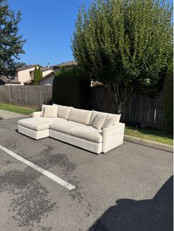 Crate and BarrelSectional couch like new