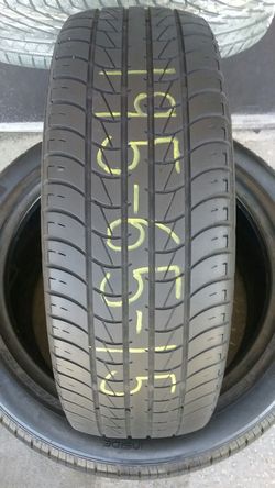 One used 195 65 15 Prime Well tire
