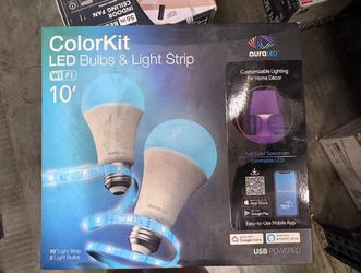AuraLED ColorKit 10ft strip+2 bulbs