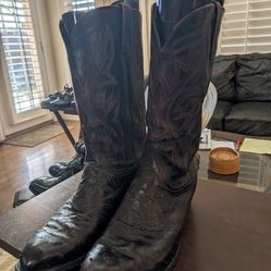 Luccheese full quill Ostrich boots 1883