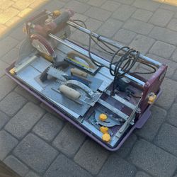 Chicago Tile Saw With Trowels