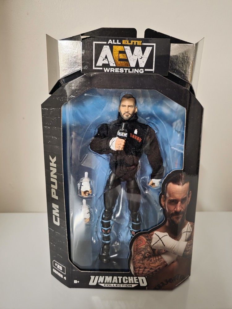 CM PUNK AEW FIGURE
