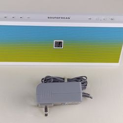 Soundfreaq SFQ-04 Sound Kick Bluetooth Speaker Audio System & AC Adaptor Tested