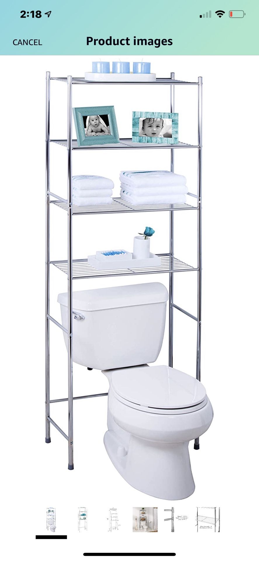 Honey can do 4 tier space saver shelf