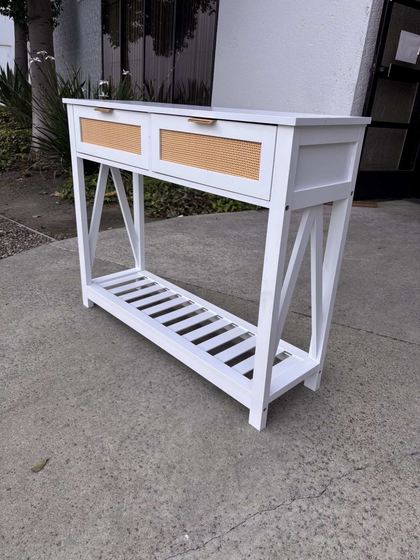 $50.00!! New 39.3”x11.8”x31.5 White Or Black Wooden Entryway Console Table Kitchen Console Cabinet