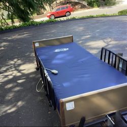 Semi Electric Bed With Mattress 