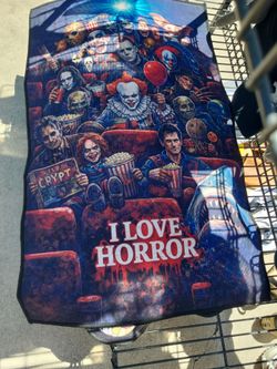 I luv horror decorative mat rug
