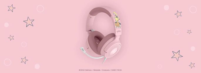 Pokemon Razer Kraken V4 X EEVEE EDITION Wired Gaming Headset Target Exclusive