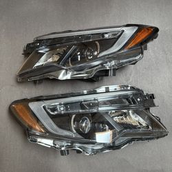 Pair Full LED Headlights Headlamps  Honda 2016-2018 Pilot Elite 2017-2020 Ridgeline 