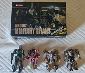 Transformers military titans upgrades sets