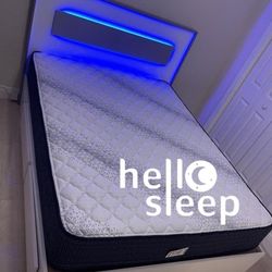 Beautiful Bed 🌠 Cama Queen 🌠 Additional Mattress Price 