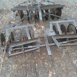 Disk Harrow 2 Row Cultavor Bale Spear Attachment 