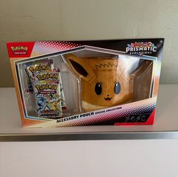 Pokemon Prismatic Evolutions Eevee Pouch Collection