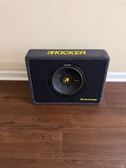 Kicker comps subwoofer in box