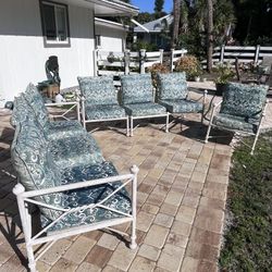 7 Piece Patio Chair And Sofa Furniture