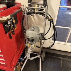 Selling a Maxpray M3 Plus airless paint sprayer in excellent condition. This unit was used one time to paint a residential garage and has been cleaned