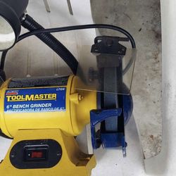 Bench Grinder With Light