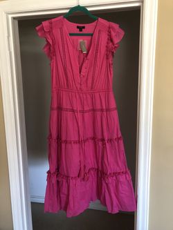 J.Crew Ladies Dress Pink Size 12