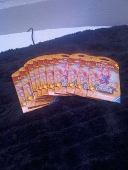 Lorcana Wilds Unknown boosters