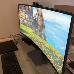 Dell Monitor Curved Ultra wide 38 Inch 