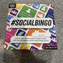 #SocialBingo Party Game – Adult Social Media Bingo (Complete Set)