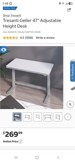 Adjustable standing desk