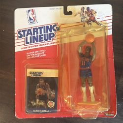 Vintage Isaiah Thomas starting lineup toy, and