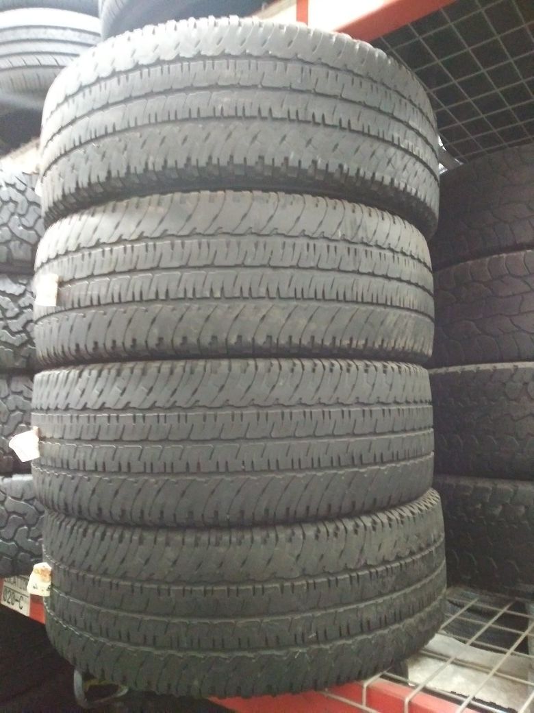 275 65 20 Michelin Latitude LTX AT2 LT 275/65R20 Used truck tires Load