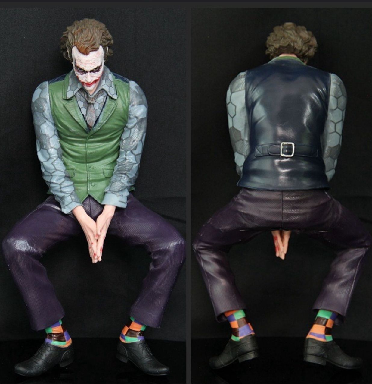 DC Comics The Joker Figure Statue 9.44in Heath Ledger Joker Car Mounted Joker