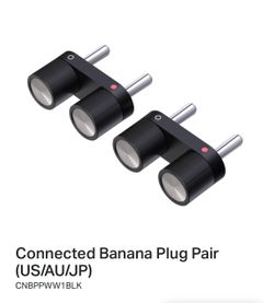 Sonos Amp Banana Plugs Pair (2-Pack Black) (US/AU/JP), CNBPPWW1BLK