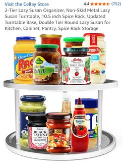 Lazy Susan Organizer 2-tier