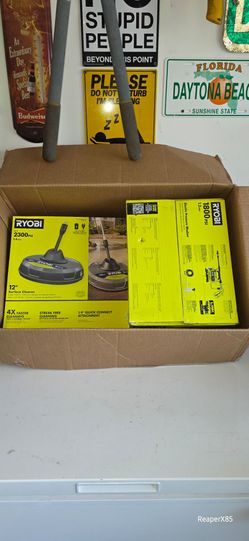 Ryobi 1800 PSI Electric Pressure Washer with Surface Cleaner