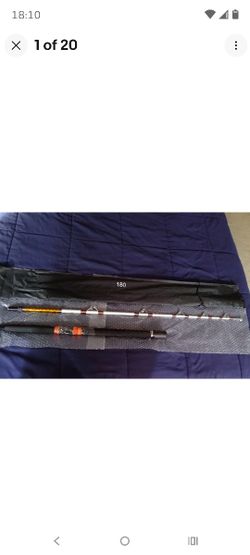 MBLM 180 Heavy-Duty Trolling Boat Saltwater Fishing Rod 80-120 lb w/ safety ring