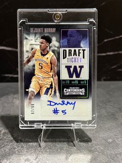 Dejounte Murray 2016 Panini Contenders Draft Picks Auto /99