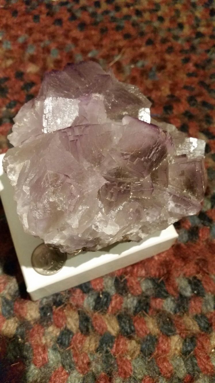 Purple Phantom Fluorite