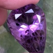 22.15 Natural Flower Amethyst 100% Natural Nice Cut Gemstone