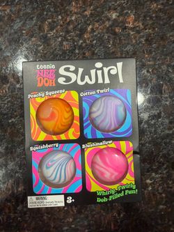 Teenie NeeDoh Swirl 4-Pack Squeeze Balls