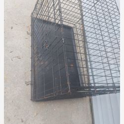 Large Pet Cage With Rust