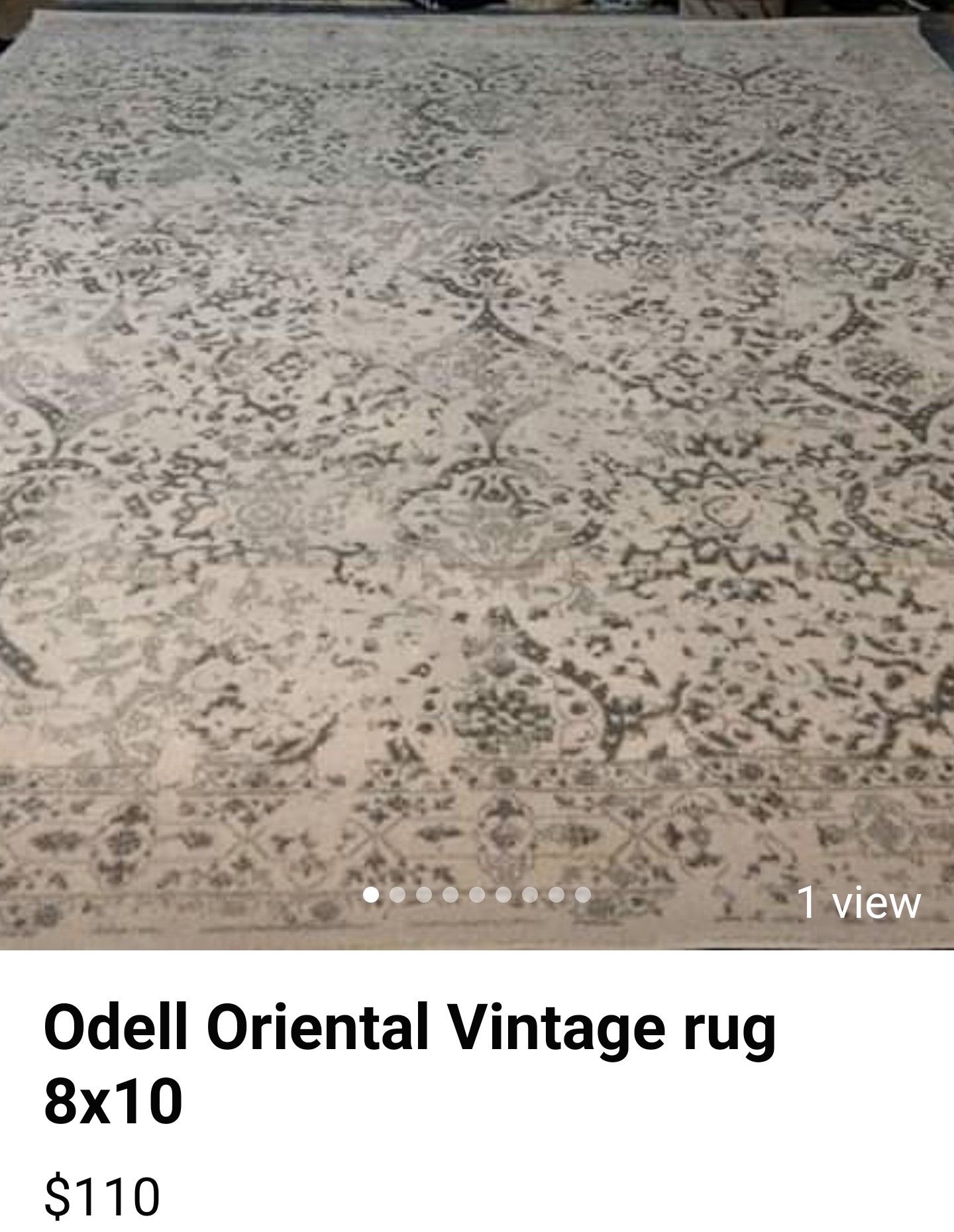 Odell Oriental Vintage rug 8x10