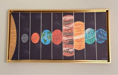Outerspace Wall Art Canvas