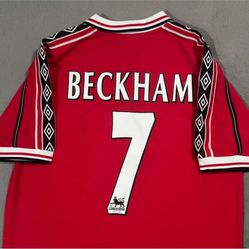 1(contact info removed) Manchester United David Beckham Jersey Men’s Large 